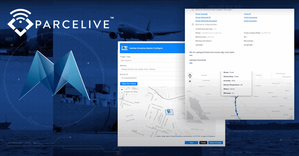 blockchain logistics Morpheus integration