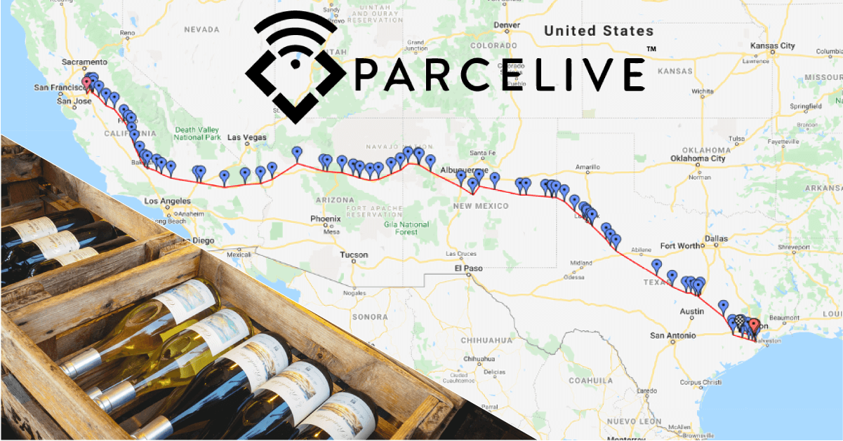 ParceLive case study High Value Wine Shipment Tracking